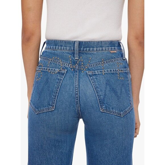 💕BOWIE x MOTHER💕 The Rambler Zip Ankle Jeans ~ Under Pressure 31 NWT - Picture 5 of 16